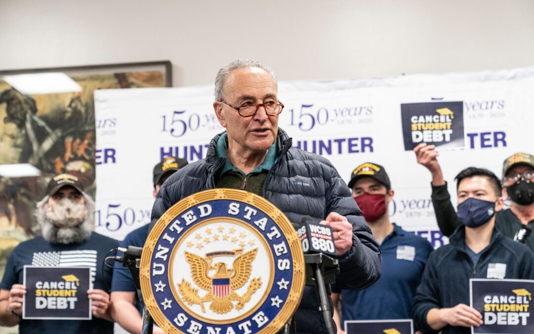 Chuck Schumer Wants Biden To Cancel $50,000 In Student Loan Debt To Support Veterans | HuffPost